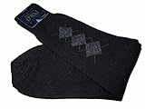 Top Argyle-Strickmuster Polo Ralph Lauren Herren-Socken, Lammwoll-Mischgewebe, Argyle-Muster - Grau -