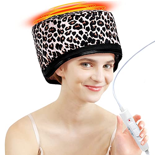 Hair Treatment Steam Cap Deep Conditioning Heat Cap Electric Heat Therapy and Thermal Spa Hair Styling Steamer Hat