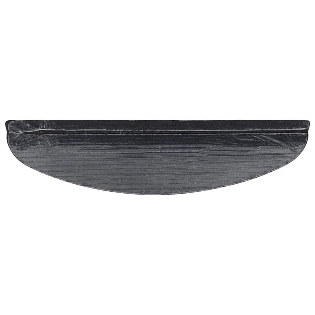 Samoprzylepne maty schodowe, 10 sztuk, antracytowe, 56 x 17 x 3 cm, antypoślizgowe, ochrona na drewniane schody, dywan na schody, ochraniacze na schody, dla bezpieczeństwa i hałasu