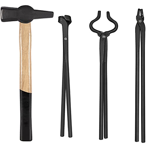 Pinces à couteaux et marteau de forge robustes pour l'assemblage précis de lames - 8