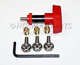 Harley-Davidson Batwing Windshield/Fairing Replacement Brass Insert & S.S. Screws Repair Kit - HDsmallPARTS #HDS-3BI3SS-T2