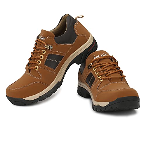 Image of Shoe Island Solid Black Premium Leatherette Ankle Length Casual Boots for Men