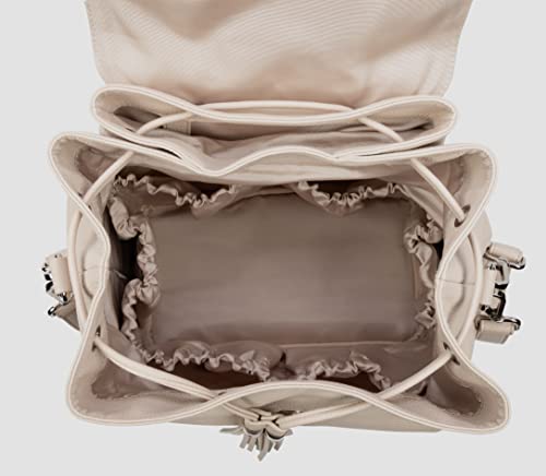 Citi Collective Journey Diaper Bag - Pearl - Convertible Backpack To Shoulder Or Crossbody - Waterproof Vegan Leather #TOP2