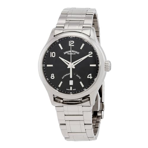 M02-4 Automatic Watch Black Stainless Steel Bracelet A840AAA-NR-M9742
