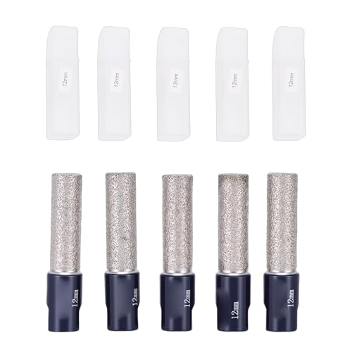 Set de 5 brocas secas de 12 mm para azulejos miniatura 1
