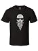 Gs-eagle Men's Hipster Skull Graphic T-Shirt 2Xlarge Black