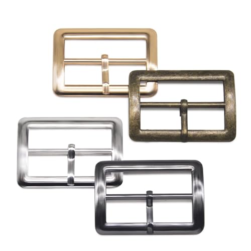 Boucles carrées en métal pour couture et sangle de sac : lot mercerie 20mm à 40mm