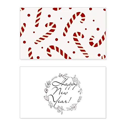 Tarjeta navideña Christmas Crutch en blanco para felicitaciones de Navidad