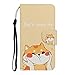 Produktbild Hülle Kompatibel für Nokia 2.2, Handyhülle Tasche Leder Flip Brieftasche Schutzhülle mit Kartenfach Standfunktion Magnet Kratzfest Druckmuster Book Case - Shiba Inu