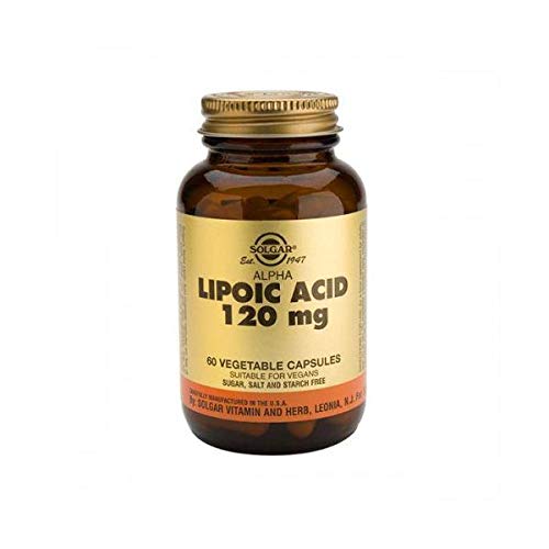 Solgar, Alpha Lipoic Acid 120 mg Vegetable Capsules, 60 Count