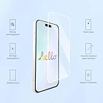 Ailun 3 Pack Screen Protector for iPhone 16 Pro [6.3 inch] + 3 Pack Camera Lens Protector with Installation Frame,Case Friendly Tempered Glass Film,[9H Hardness] - HD [6 Pack] - Image 2