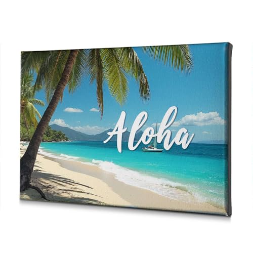 Toile de salle de bain Aloha : évadez-vous chaque matin avec cette déco