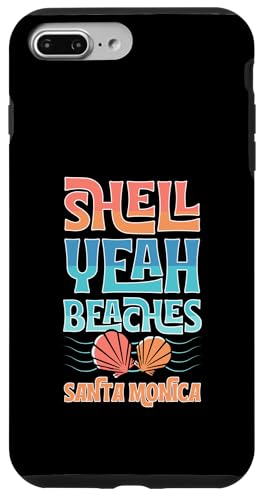 Shell Yeah Beaches �T���^���j�J �J���t�H���j�A �L�k �X�}�z�P�[�X iPhone 7 Plus/8 Plus �p