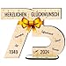 Produktbild defiPad  2024 Holz-Schild Gästebuch 75 Geburtstag Geschenk fur Frau oder Mann | 75 Jahre Holz Geschenke und Gästebuch fur Geburtstag Jubiläum | Geburtstagsdeko | Geburtstagsgeschenk für Frauen