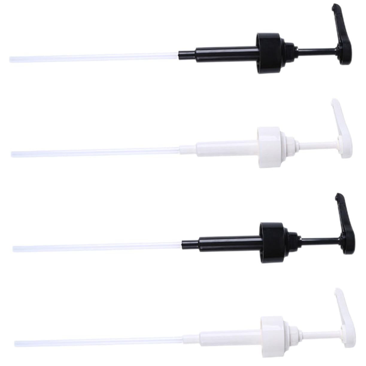 Cabilock Plastic Sauce Bottle Pump Head Syrup Dispenser Pump Kitchen Oil Dispenser Nozzle Easy to Install