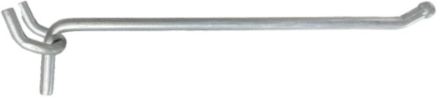 (100 Pack) HB6 6 Inch Heavy Duty All Metal Peg Hooks : .225 Diameter Extremely Stong and Durable