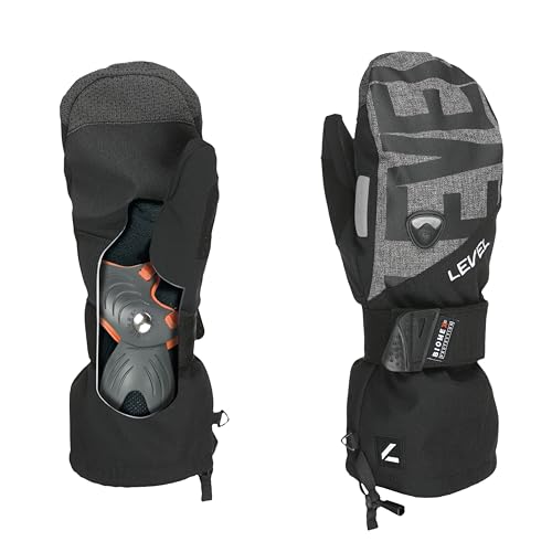 Moufles LEVEL FLY JR 2025 black grey taille 5.5 pour le ski