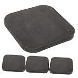 Toddmomy Tapete De Borracha Para Esteira 4 Unidades Isolamento Acústico Tapete Para Esteira Equipamento De Exercício Estofamento De Chão Para Academia Esteira Para Carpete Tapete