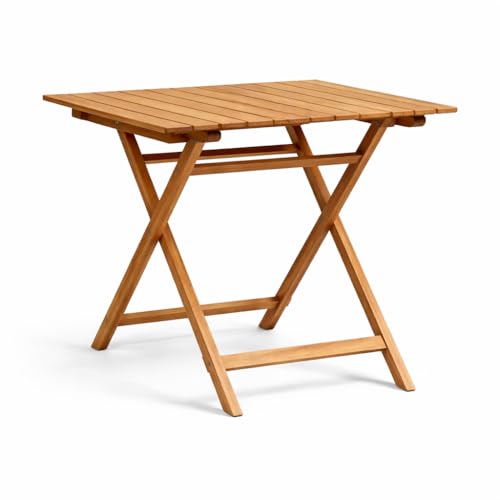 Table peu encombrante de jardin Burraco 80x80 pour optimiser l'espace - 5