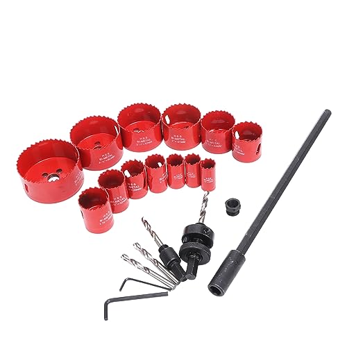Kit profesional de sierras de corona HSS 13 tamaños miniatura 7