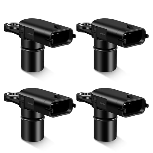 Set of 4 Engine Camshaft Position Sensor 12615371 Compatible with 2010-2017 Chevy Equinox Impala Colorado Traverse Camaro & GMC Terrain Acadia & Buick Enclave Lacrosse & Cadillac ATS CTS SRX