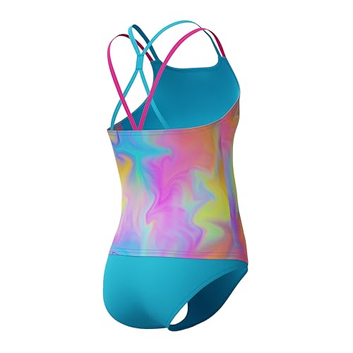 Image of Speedo girls Swimsuit Two Piece Tankini Thin Strap