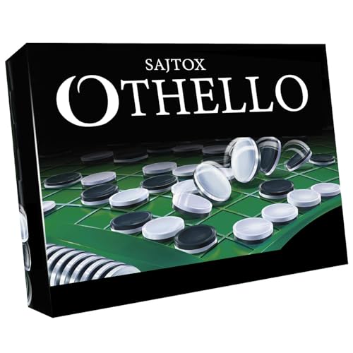 Othello Classic Strategy Board Game Full Set for Two Players Perfect for Family Game Nights and Competitive Play