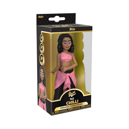 Funko Vinyl Gold 5": TLC - Rozonda Chilli Thomas - Chilli - Collectable Vinyl Action Figure - Birthday Gift Idea - Official Merchandise - Ideal Toy for Music Fans - for Your Collection and Display