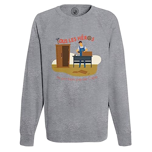 Sweatshirt homme menuisier ébéniste idéal pour l'atelier et le quotidien