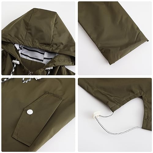 Chubasqueros para mujer cortavientos e impermeables chaquetas de verano 2