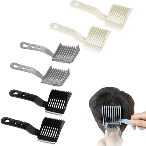 Friseurzubehör 6 Stück Friseurhilfe Stylingkamm Fading Friseurkamm Herrenfriseurkamm Übergang Friseurhilfe Friseurkamm Herrenfriseur Kämmen Haarkamm