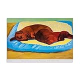 ATVIOR David Hockney Maldrucke, Retro-Poster, Leinwand, 