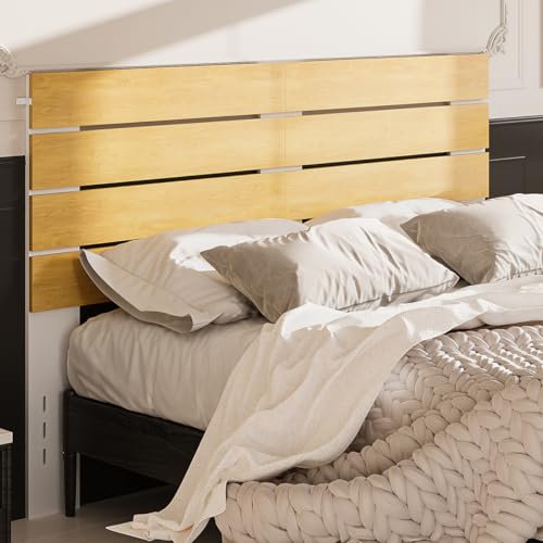 Recamara, Home SIMPLE HOGAR Cabecera matrimonial,práctico Cabeceras matrimoniales de Madera,fácil de Montar Cabeceras de Cama,Adecuado para Cama matrimonial de...