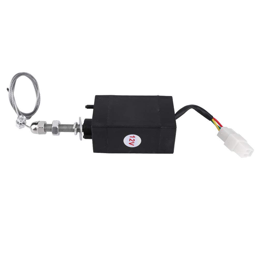 Motore Diesel Spegnimento Valvola Solenoide, DC 12/24V Motore Spegnimento Dispositivo Disel Motore Spegnimento Valvola Motore Spegnimento Controllo per Parti di Industria Sutomobilistica