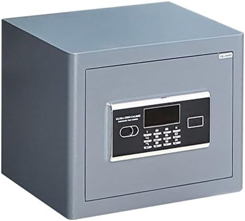 Home Smart Safe with Fingerprint Password Lock Bedside Office Hotel Security for Valuables Storage(Style 1)