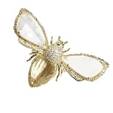 Operitacx Anillo de Abeja Ajustable para Mujer, Joyería para Uso Diario, Obsequio Único para Novia, Hija o Mamá