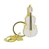 Memoria USB en forma de violín, una opción ideal para uso diario para regalar a los amantes de la música.
