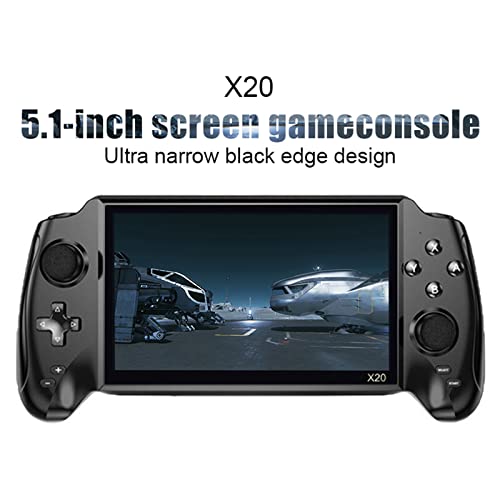 Aiqinhai X20 console de jogos portátil de vídeo retrô tela IPS de 5,0 polegadas RK3128 embutida 3000
