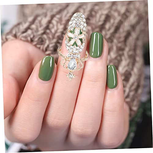 Bijoux de doigt diamant et alliage dore : l'elegance du nail art - 4