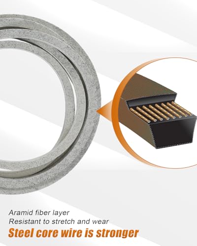 Deck Belt Kevlar Fit for Ferris 5104378 84003255 IS3200Z ISX3300 SRSZ2 SRSZ3 Mower, Lawn Tractor Drive V-Belt