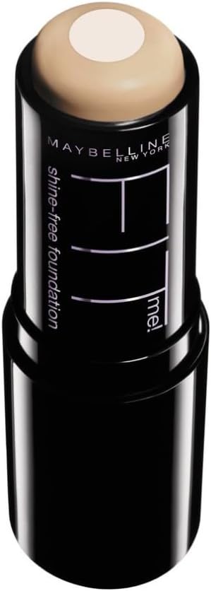 Fit Me Shine-Free + Balance Foundation Stick, Multi-Use Face Makeup and Contour Stick For Natural, Matte Coverage, Classic Ivory, 1 Count