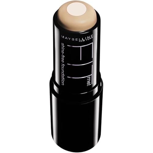 Maybelline Fit Me Shine-Free + Balance Foundation Stick, Multi-Use Face Makeup and Contour Stick For Natural, Matte Coverage, Classic Ivory, 1 Count
