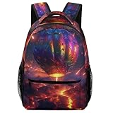 TFEDACVSS Balón de aire calienteMochilas Mochilas Escolares Adolescentehermoso paisaje Universitaria Ideal Para Niños De Diferentes Edades, Para Hombre Mujer Bolsa De ViajeOne Size