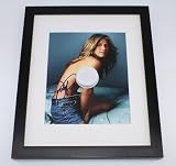 Friends Rachel Jennifer Aniston Hand Signed Autographed 8x10 Glossy Photo Matte Framed Loa