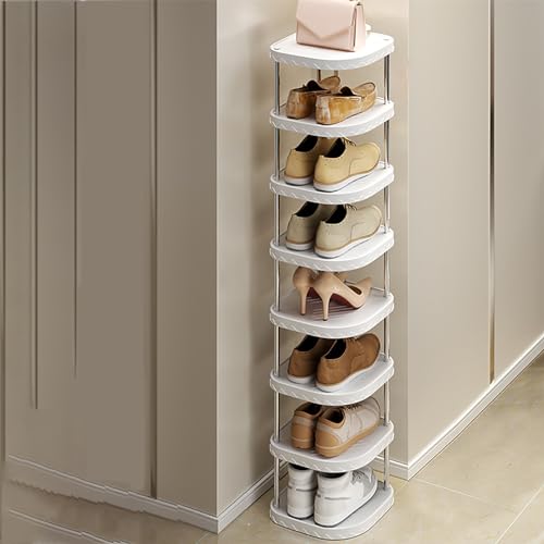 Étagère à chaussures fine et peu encombrante pour couloir