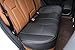 EDEALYN Scalable (124-140cm) back seat cover Car Seat Cover Seat Protector - rear seat bottom 1pcs (Black - rear seat)