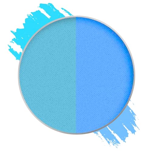 Image of Mehron Paradise FX UV Neon Glow - Celestial - Neon Blue /Light Blue UV 0.25 oz | Pro Water-Activated Shimmer Paint for Raves, Costumes, SFX, Halloween, Stage, Screen, Theater & Cosplay