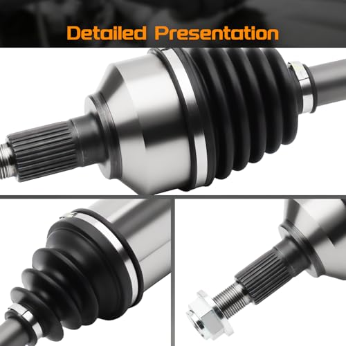 Front Right CV Axle Shaft Assembly Compatible with Chevrolet 2014 Captiva Sport L6 3.0L, 2012 2013 2014 2015 Captiva Sport V6 3.0L, Passenger Side 66-1572 by BRTEC - Used condition - Image 6