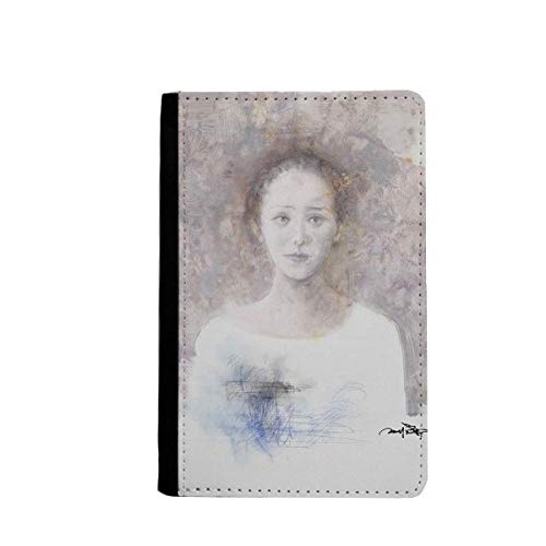 Porte-passeport Whitedove XJJ au design artistique peinture à l'huile