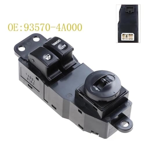 Interrupteur de vitre Hyundai H1 commande principale réactive 93570-4A100